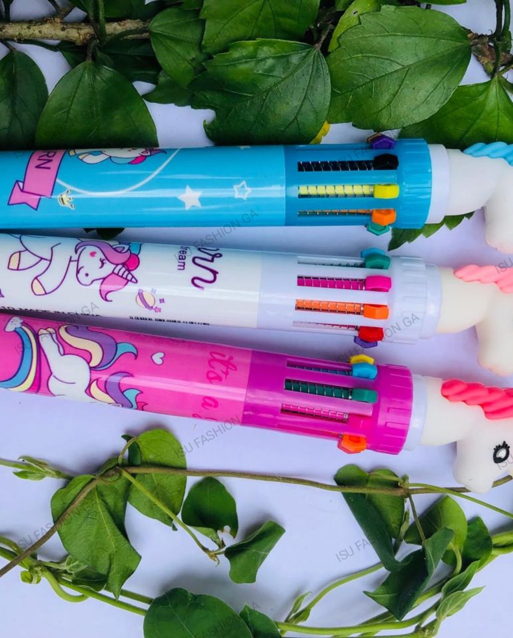 10 Colours Unicorn Pen